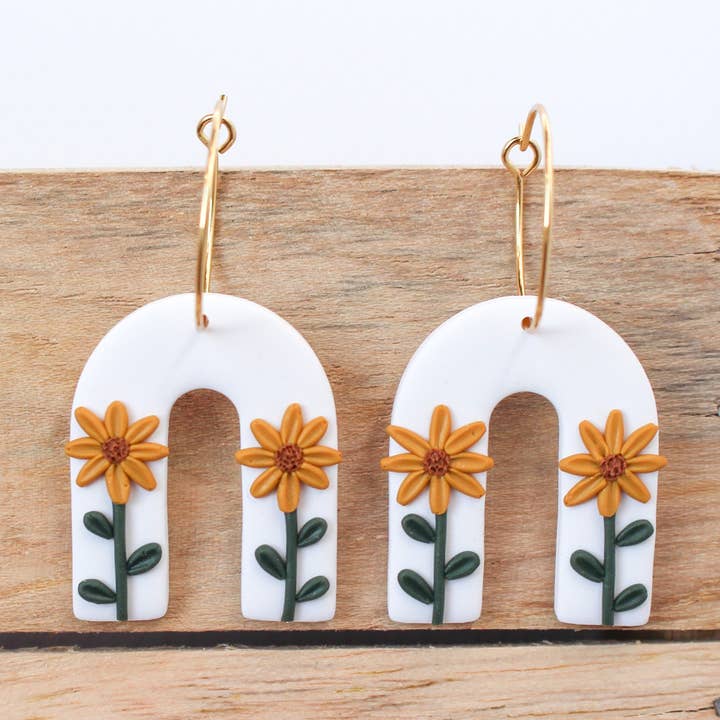 Merry In May - Venta al por mayor Pendientes colgantes - Papaver - Zonnebloemen0