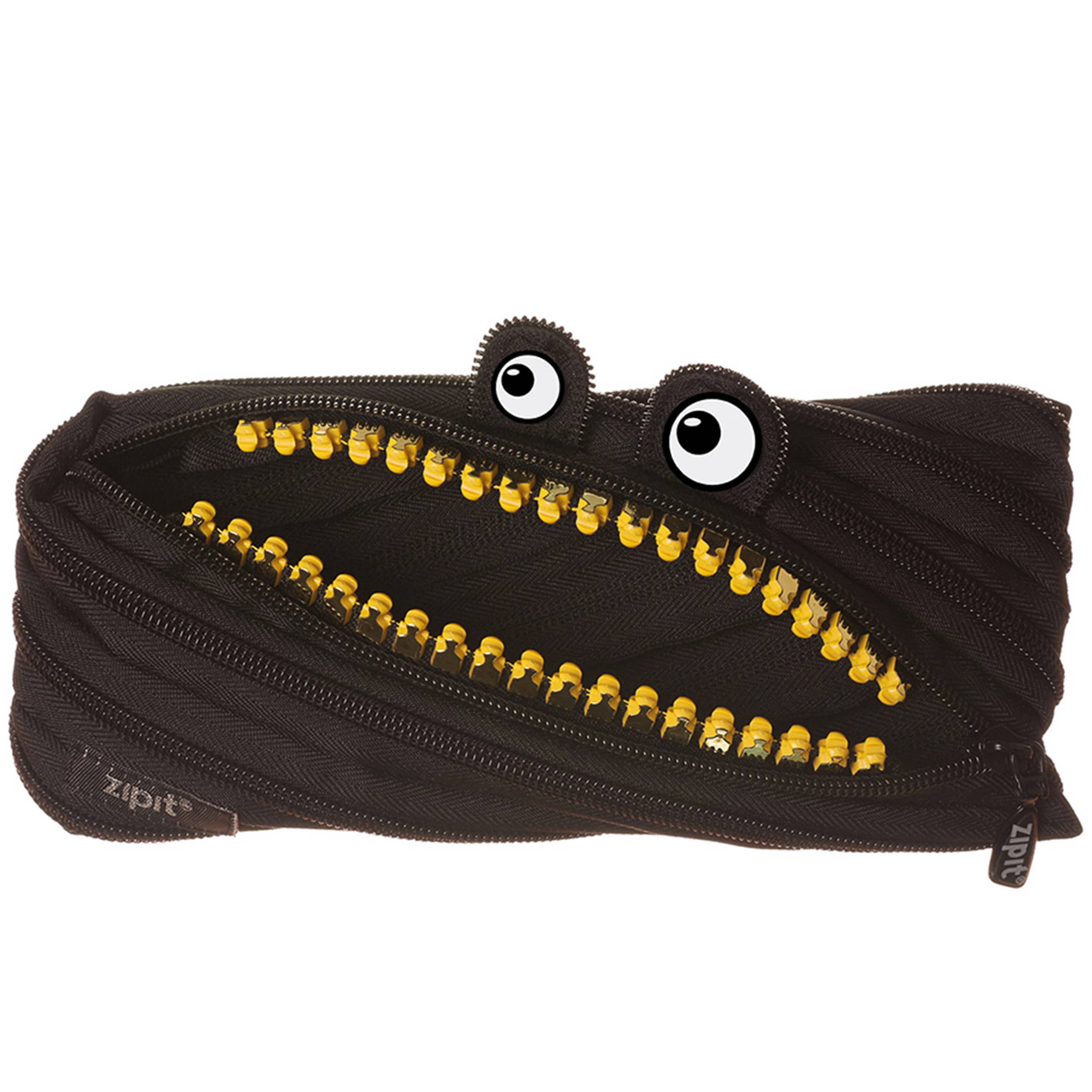 ZIPIT - Wholesale Pencil Case/Pouch - ZIPIT Grillz Monster Pencil Case, Black1