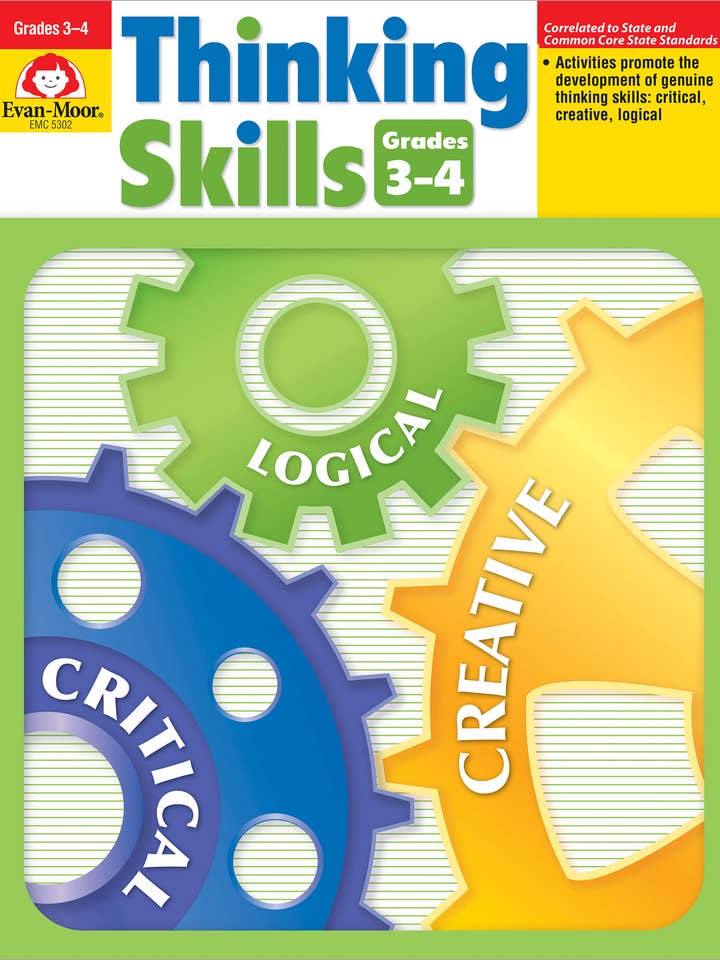 Thinking Skills Grade 3-4 for wholesale by Carson Dellosa Education