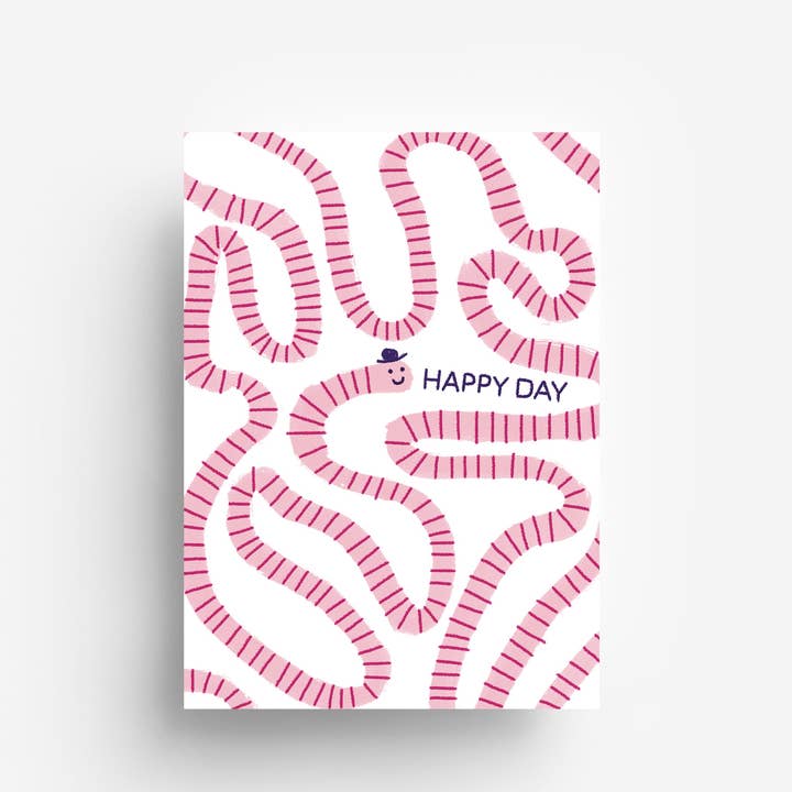 Happy Day Postcard DIN A6 for wholesale by jungwiealt