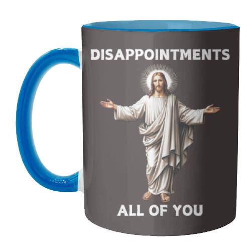 Tazze 'Heavenly Disappointment' in ceramica premium da 325 ml per la vendita all'ingrosso da parte di ART WOW (We Ship to the US with DHL)