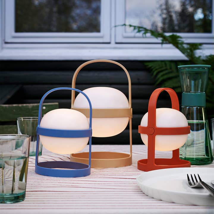 Danish Design Collective - Wholesale Lantern - Rosendahl - Soft Spot - 7.3" Framed Solar Lantern w/ Handle
