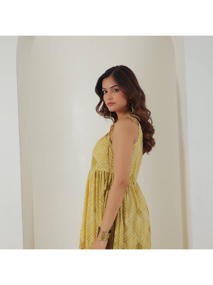 The Fox and The Mermaid - Wholesale Dress – Women's - Shibori Hand-Dyed Maxi Dress (Udvita)16