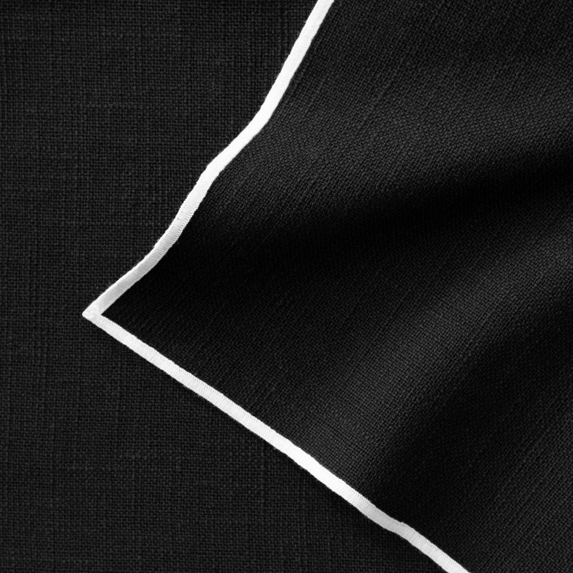 Threadmade Home - Wholesale Dinner & Cloth Napkin - Villeroy and Boch Manufacture Rock Merrow Stitch Cotton Napkin, Set of 43