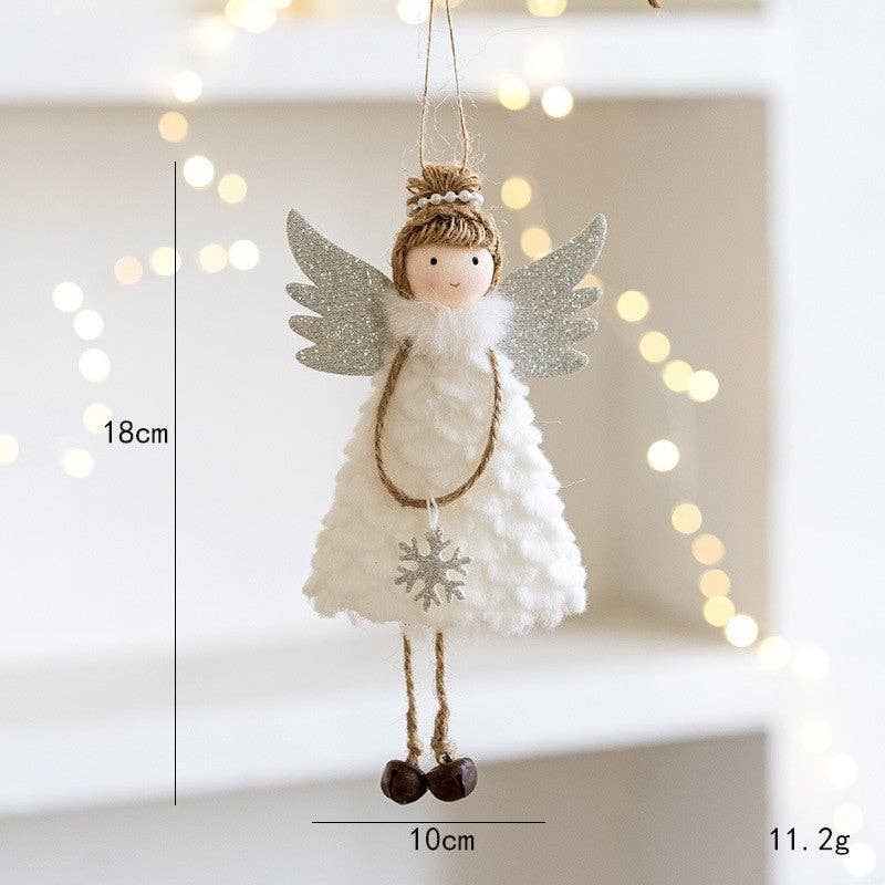 FurDecoration – wholesale Ornament – Angel Girl Christmas Ornament With Wings0