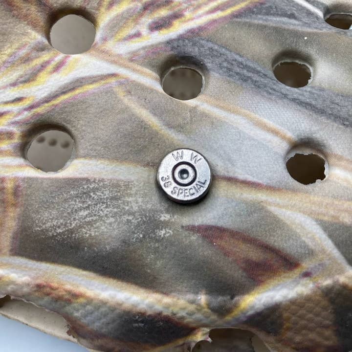 Vermont Cut Coins & 2nd Shot Round - Wholesale Shoe Accessories - Bullet Casing / Shoe Charms for Crocs - Military, Ar15