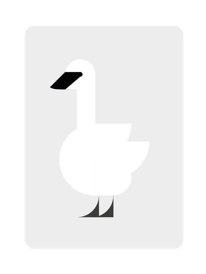 Postcard with Trumpet Swan for wholesale by Eendje