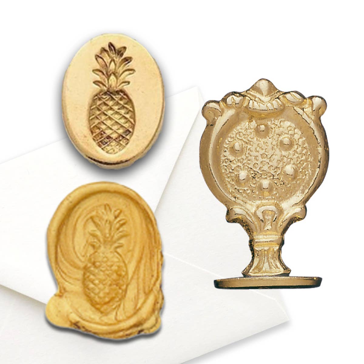 Freund Mayer & Co. - Wholesale Rubber/Decorative Stamp - Florentine Brass Wax Seal Stampers-over 50 popular symbols44