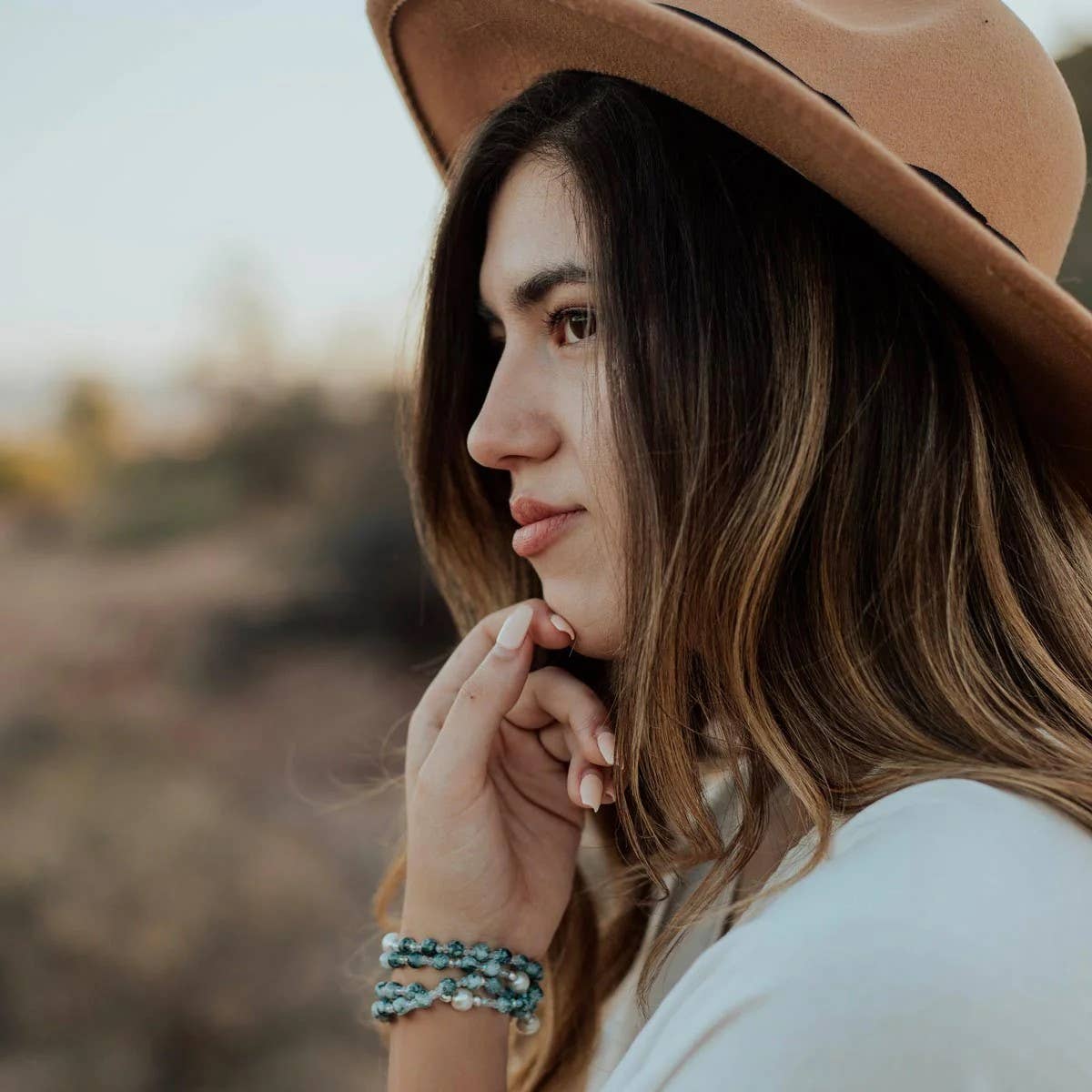 My Saint My Hero - Wholesale Beaded Bracelet - Miracles Rosary Wrap Bracelet - Silver / Blue6