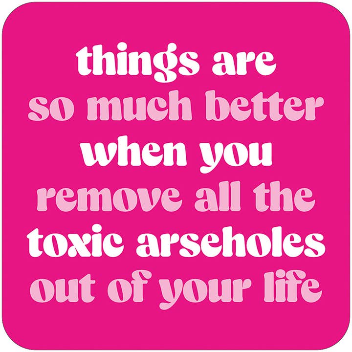 Les choses vont tellement mieux Coaster pour la vente par Dean Morris Cards