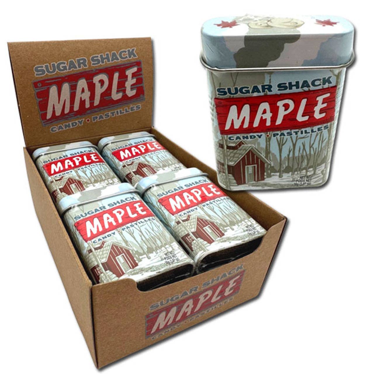 I Got Your Candy - Wholesale Hard Candy - Big Sky Sugar Shack Maple Candy Tins 1.07oz0