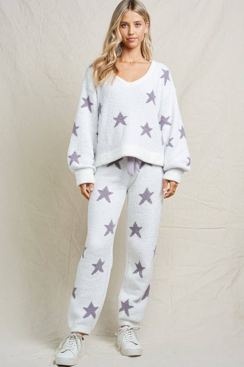 lalamia - Wholesale Pants - Women's - MKN2021-CREAM + GREY2