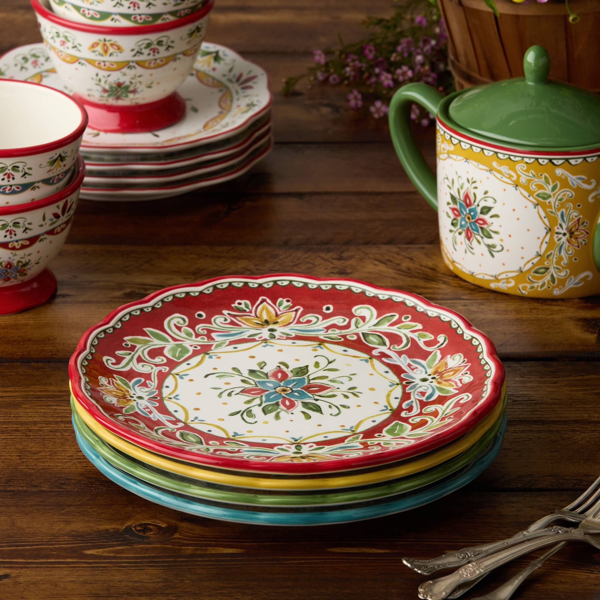 Certified International - Wholesale Dinner Plate - Provence Dinner Plate 11in 4 asst1