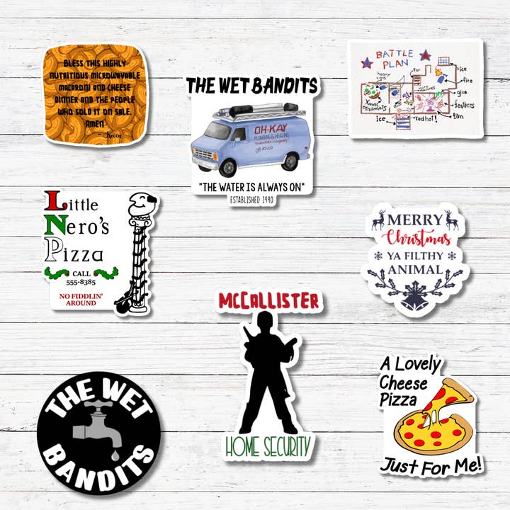 Oily Graphic Creations - Wholesale Sticker - Filthy Animal- Home Alone Sticker/Magnet4