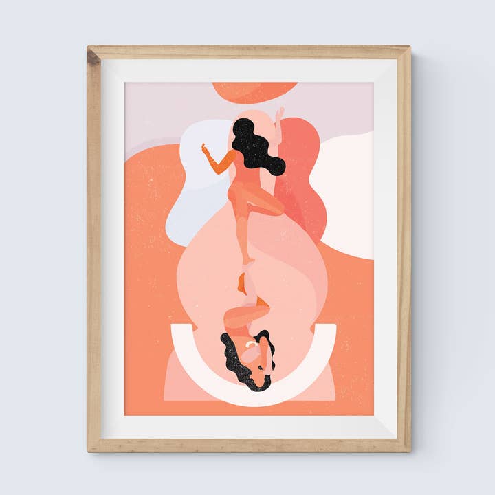 Tree Top Art Print for wholesale by Sir Sheep