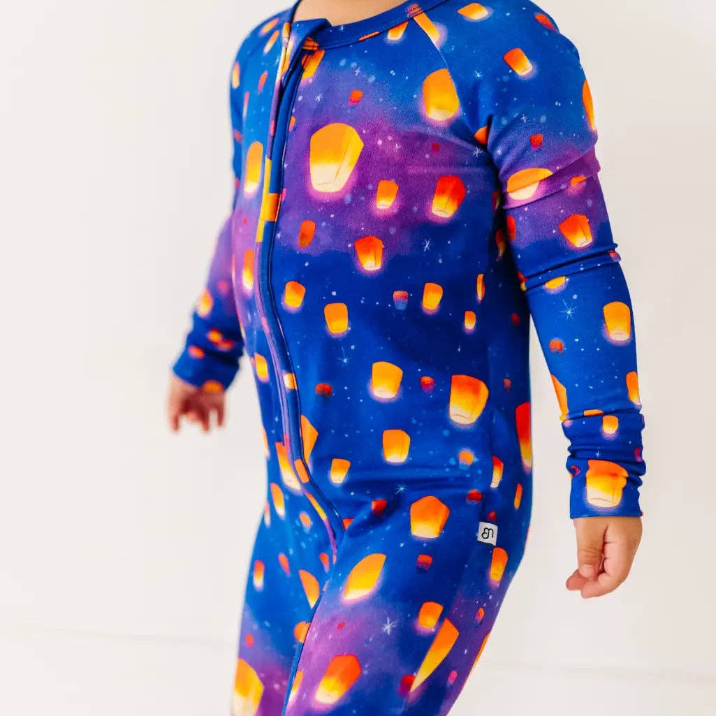 Dreambly Me - Wholesale Sleepsuit - Baby - Sky Lanterns Convertible Baby Pajama1