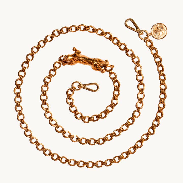 CATENA DALIA LEOPARDO per la vendita all'ingrosso da parte di Louvini Paris