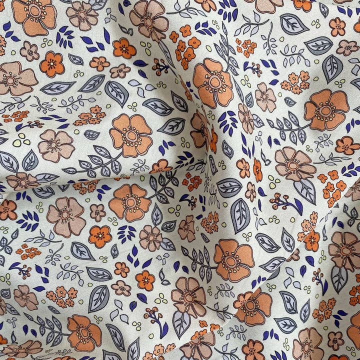 Moozle - Wholesale Bed canopy – Child & baby - Bed Canopy Organic Cotton Floral BARNEY Print3