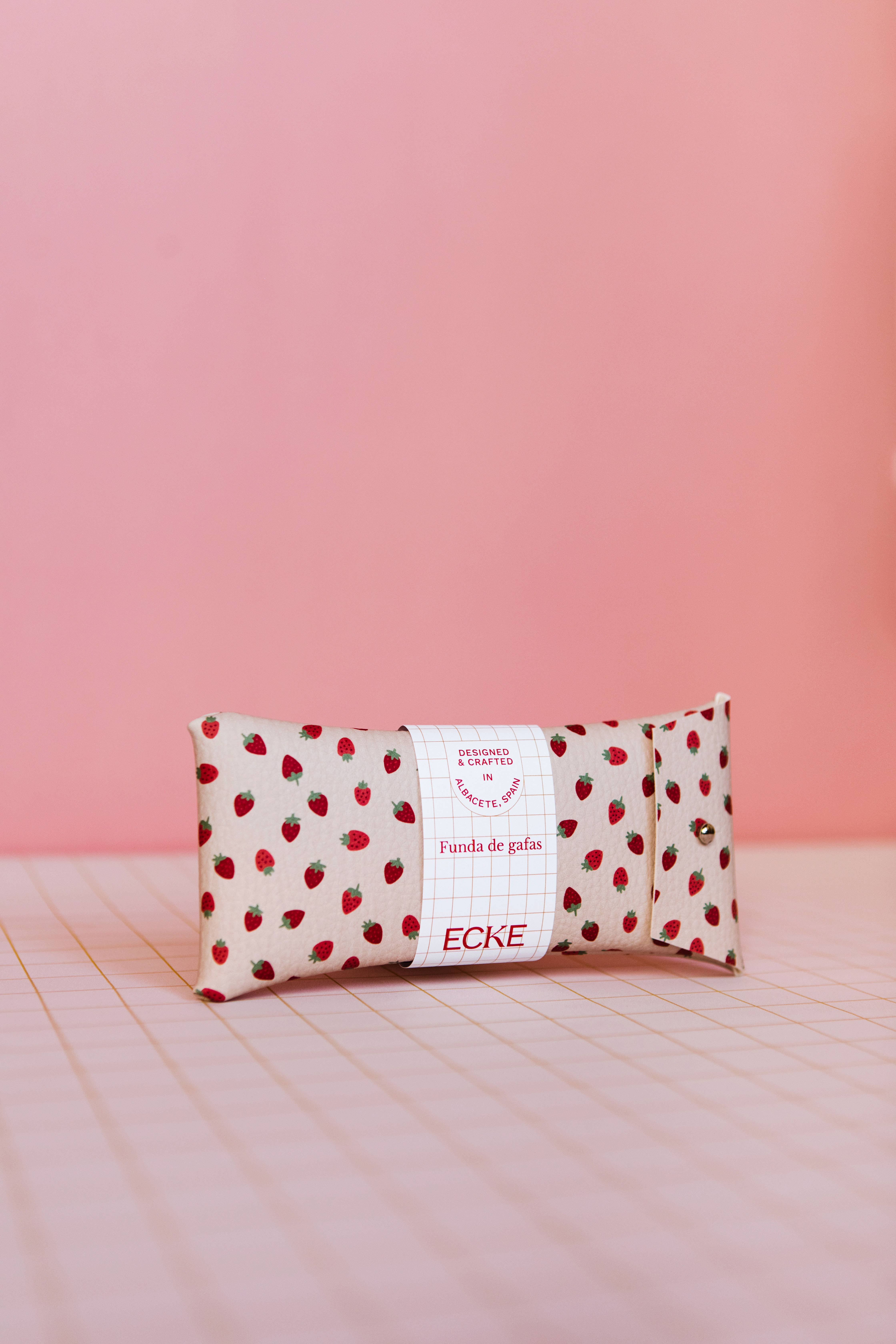 ECKE - Vente Étui et rangement pour lunettes – femme - Étui à lunettes et lunettes Fresas Nude1