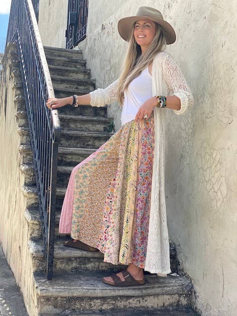 Blue Sky - Wholesale Pants - Women's - 6287 Day Tripper Pants Patchwork Rayon5