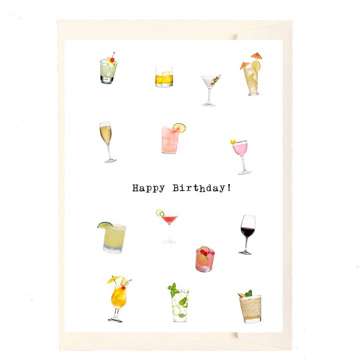 Happy Birthday! Cocktails for wholesale by Paperlove Boutique