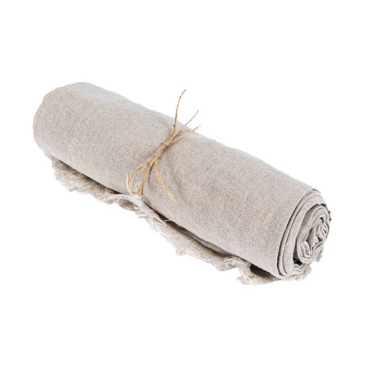 The Linen Tablecloth - Beige - 150x250 for wholesale by Bazar Bizar Living