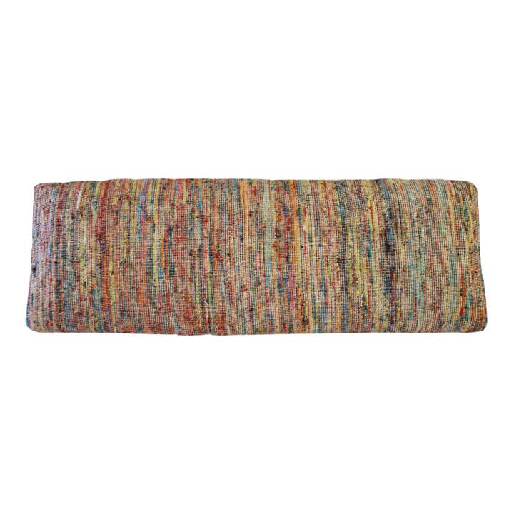 LR Home - Wholesale Bench - Bohemian Multicolor Abstract Blue Legs Indoor Bench
