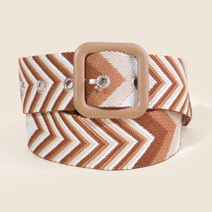 Chevron Pattern Belt for wholesale by Anarchy Street