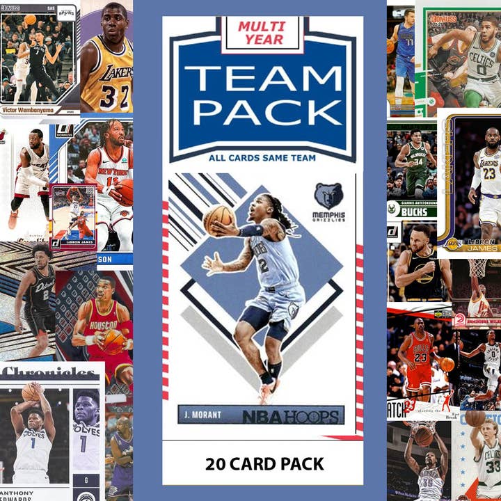 Memphis Grizzlies 20 Card Team Pack 2024-2026 Topps Panini for wholesale by C And I Collectables
