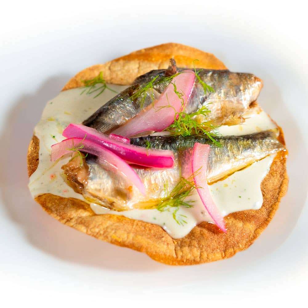 Conservas La Brújula - Wholesale Tinned Fish - Small Sardines "DO Xeito" O.O. 15/20 RO150. LB1232