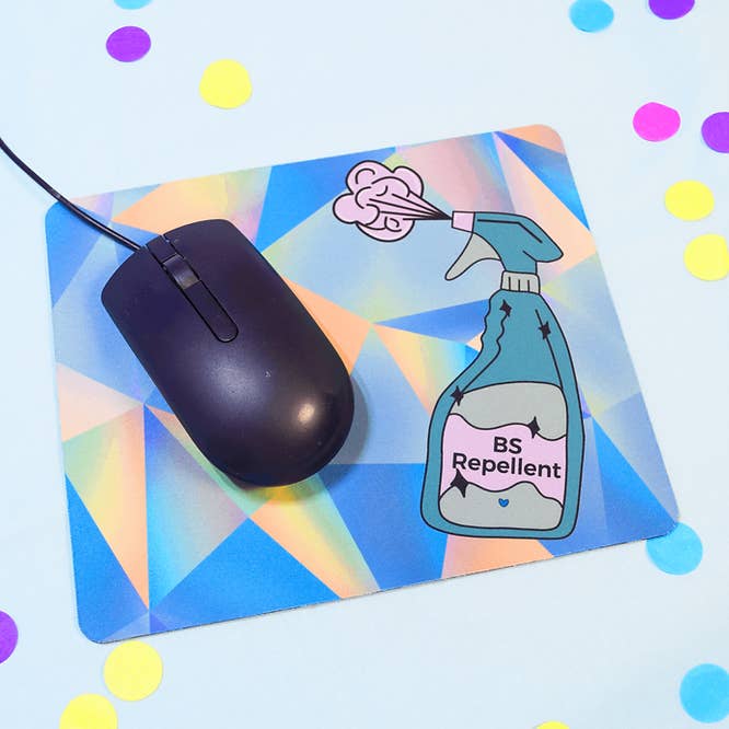BS Mousepad for wholesale by Feisty Design Company