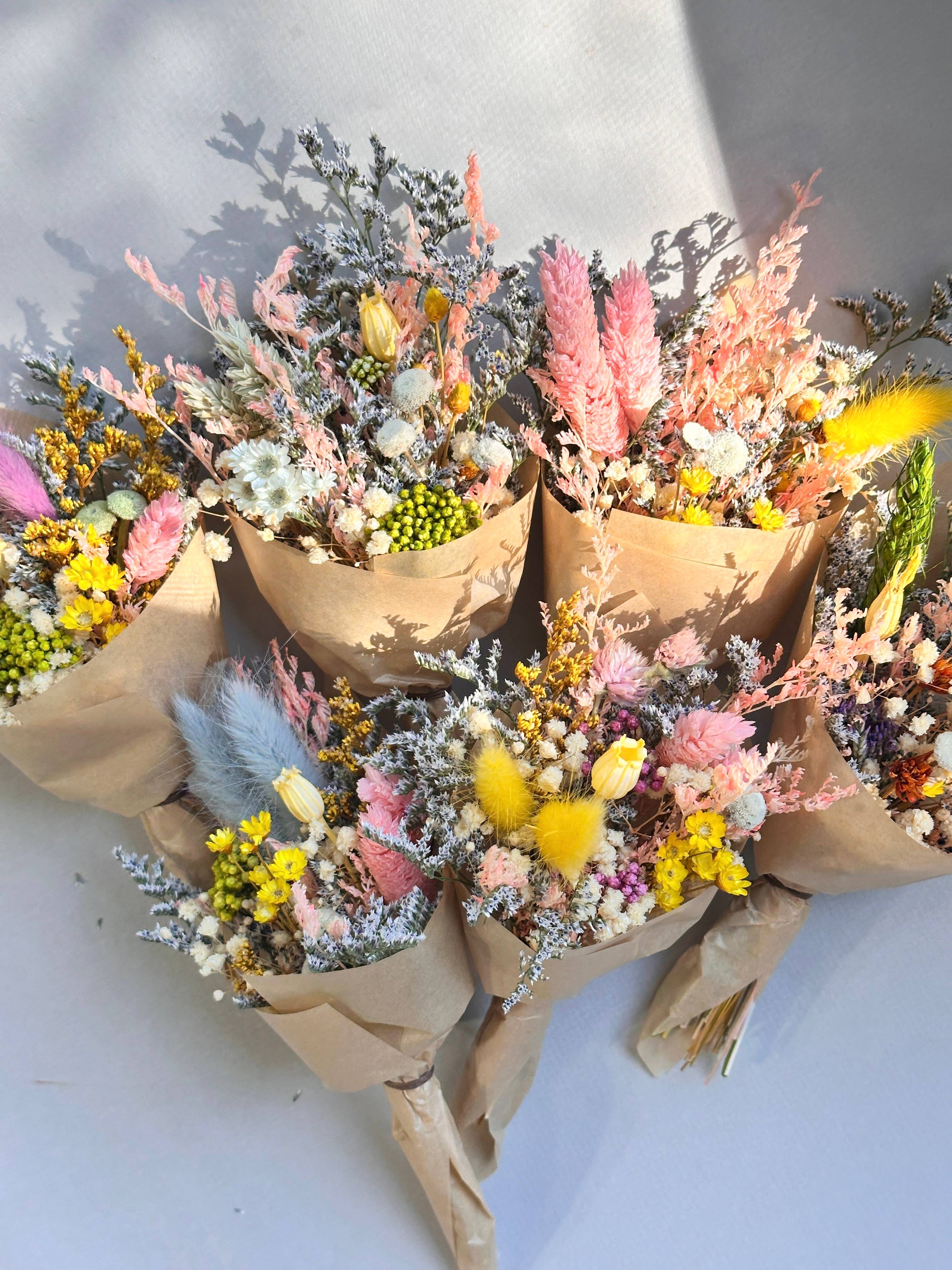 The Gardeners Wife – Großhandel Getrocknete/gepresste Blumen – Baby-Strauß - Frühlingsedition6