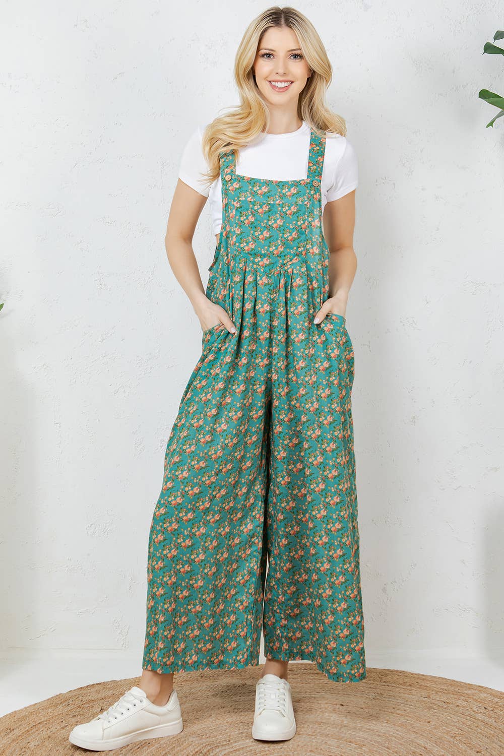 LA Soul - Wholesale Overalls - Women's - FLORAL OVERALL