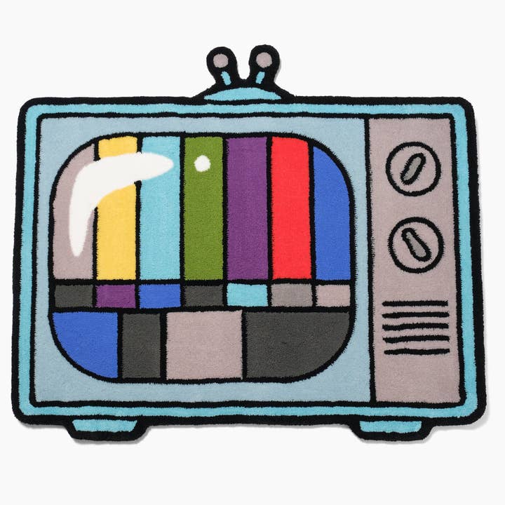 Threadheads - Wholesale Area rug - Test Pattern TV Rug1