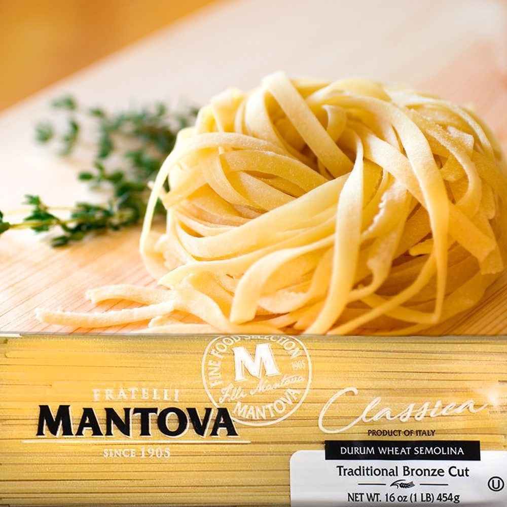 Fine Italian Food - Wholesale Pasta - Mantova Bronze Cut Linguine Pasta, 1 lb.3
