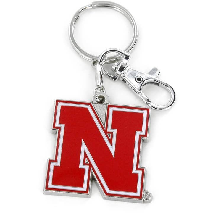 NCAA Nebraska Cornhuskers Logo Heavyweight Keychain for wholesale by Aminco USA