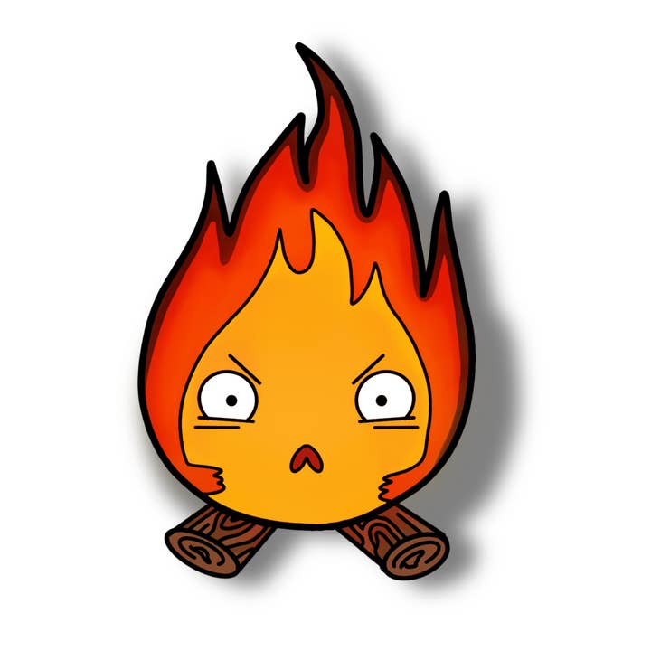 Autocollant Calcifer pour la vente par Allegiant Gaming