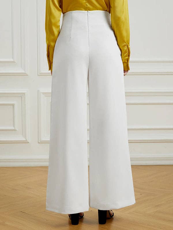 VIT Urban vita vida byxor med breda ben för wholesale på Faire3