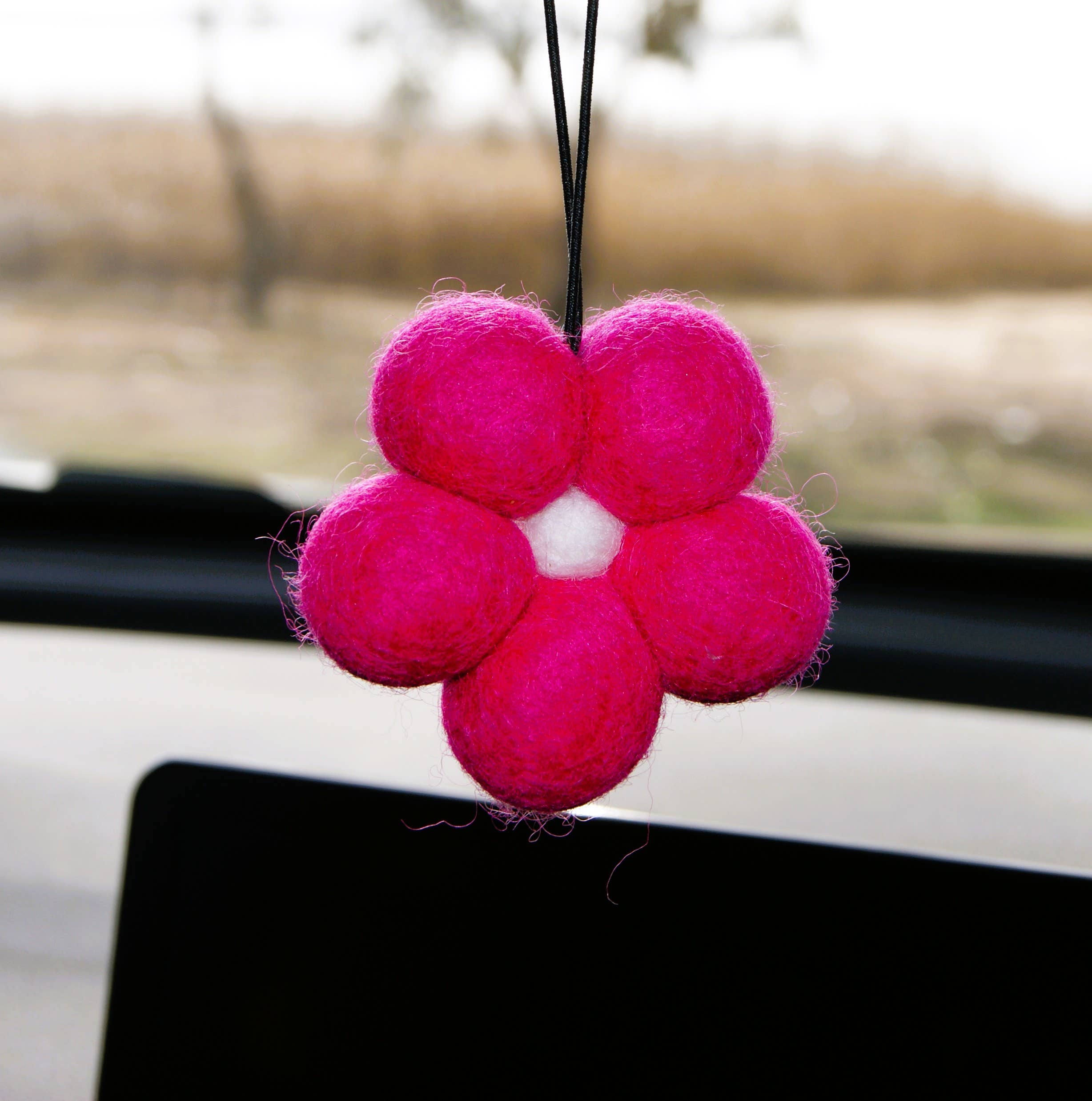 FRESH BallZ - Wholesale Car Freshener - Women's - Hot Pink Daisy1