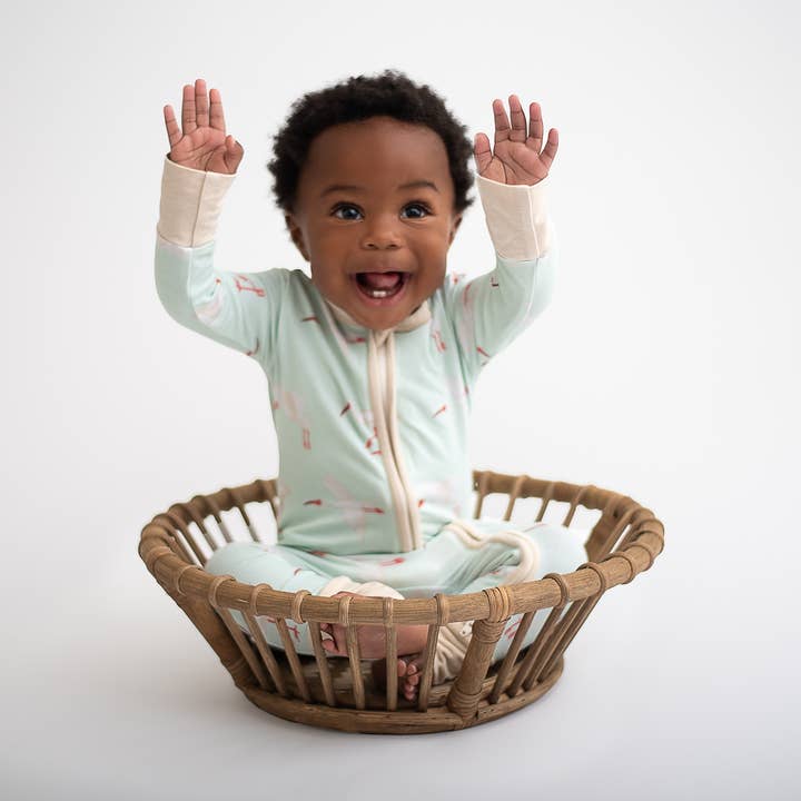 Bamboo 2-Piece Pajamas in White Ibis for wholesale by Coasty