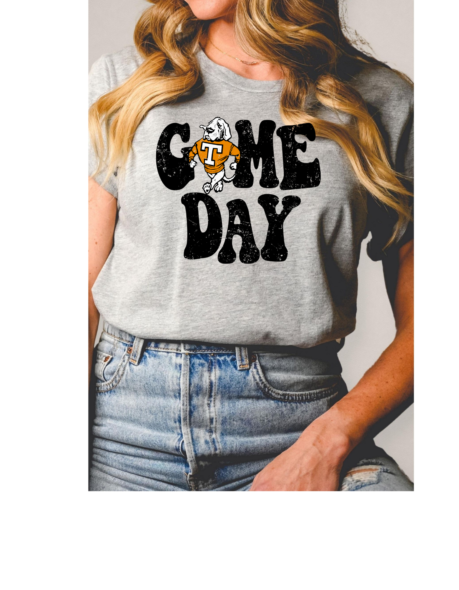 4 little hearts - Vendita all'ingrosso Felpa stampata - Donna - T-shirt/felpa con grafica Game day vols2