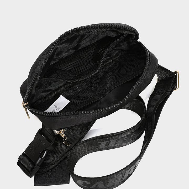 Tote&Carry - Wholesale Crossbody Bag - Women's - Nylon Crossbody Messenger Bag in Black