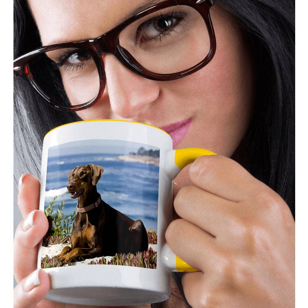 3dRose – Engroshandel Kaffekrus – 3dRose, En Doberman Pinscher hund - US05 ZMU0368 - Zandria Muench Beraldo, Krus1