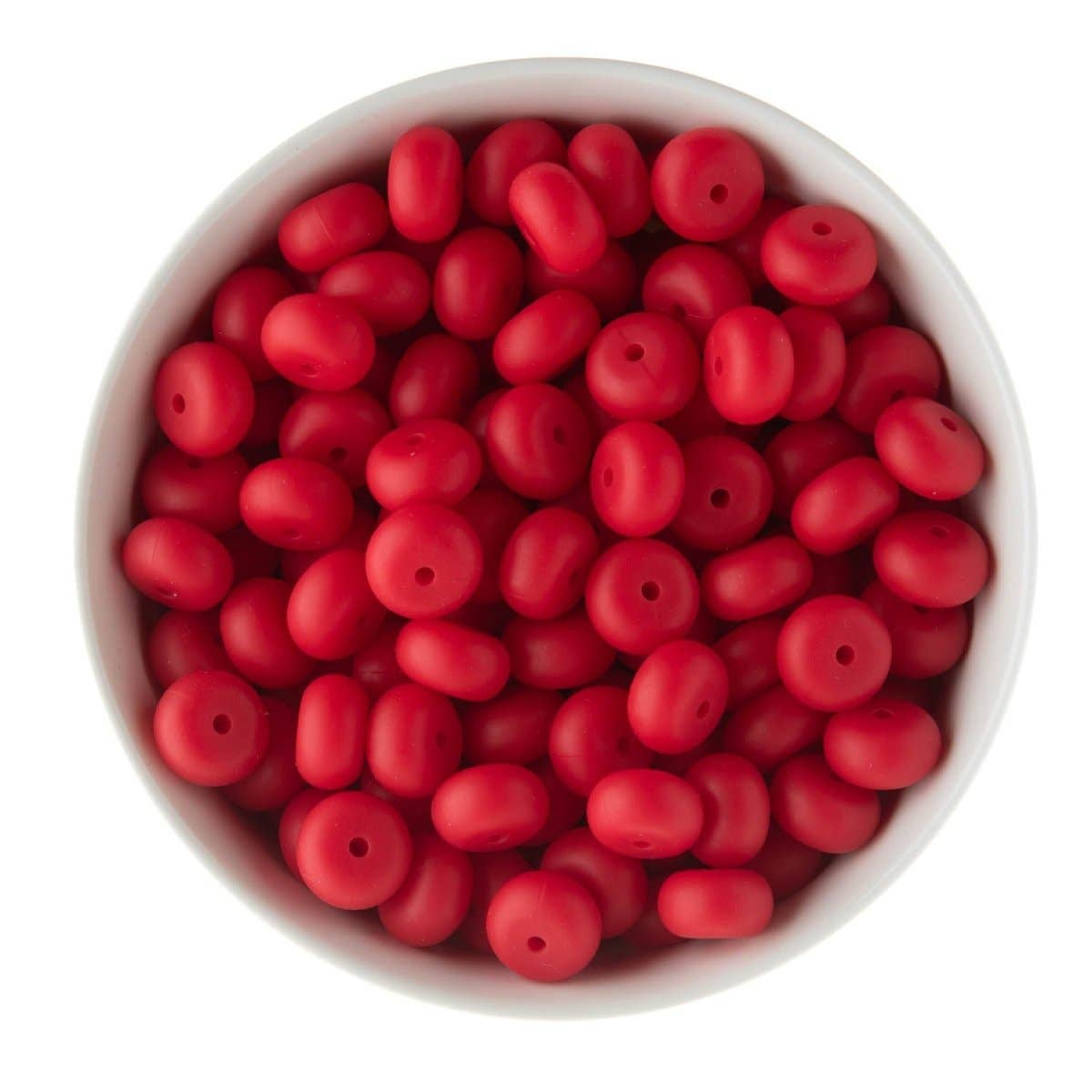 Cara & Co Silicone Craft Supply – wholesale Pärlor – 14 mm abacusformade silikonpärlor10