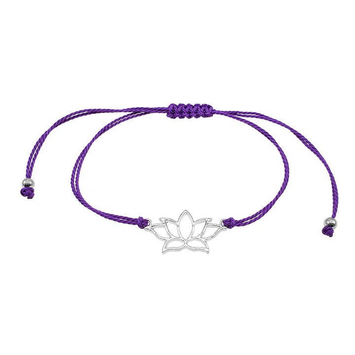 O Yeah Gifts – wholesale Berlockarmband – Lotus Blomma Armband Pack, Chakra färger, Yoga, Regnbåge5