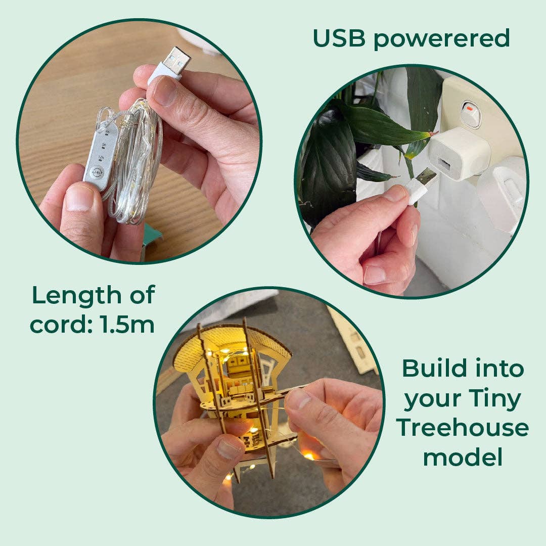 Tiny Treehouses Australia - Wholesale String lights - USB Lights with Timer3