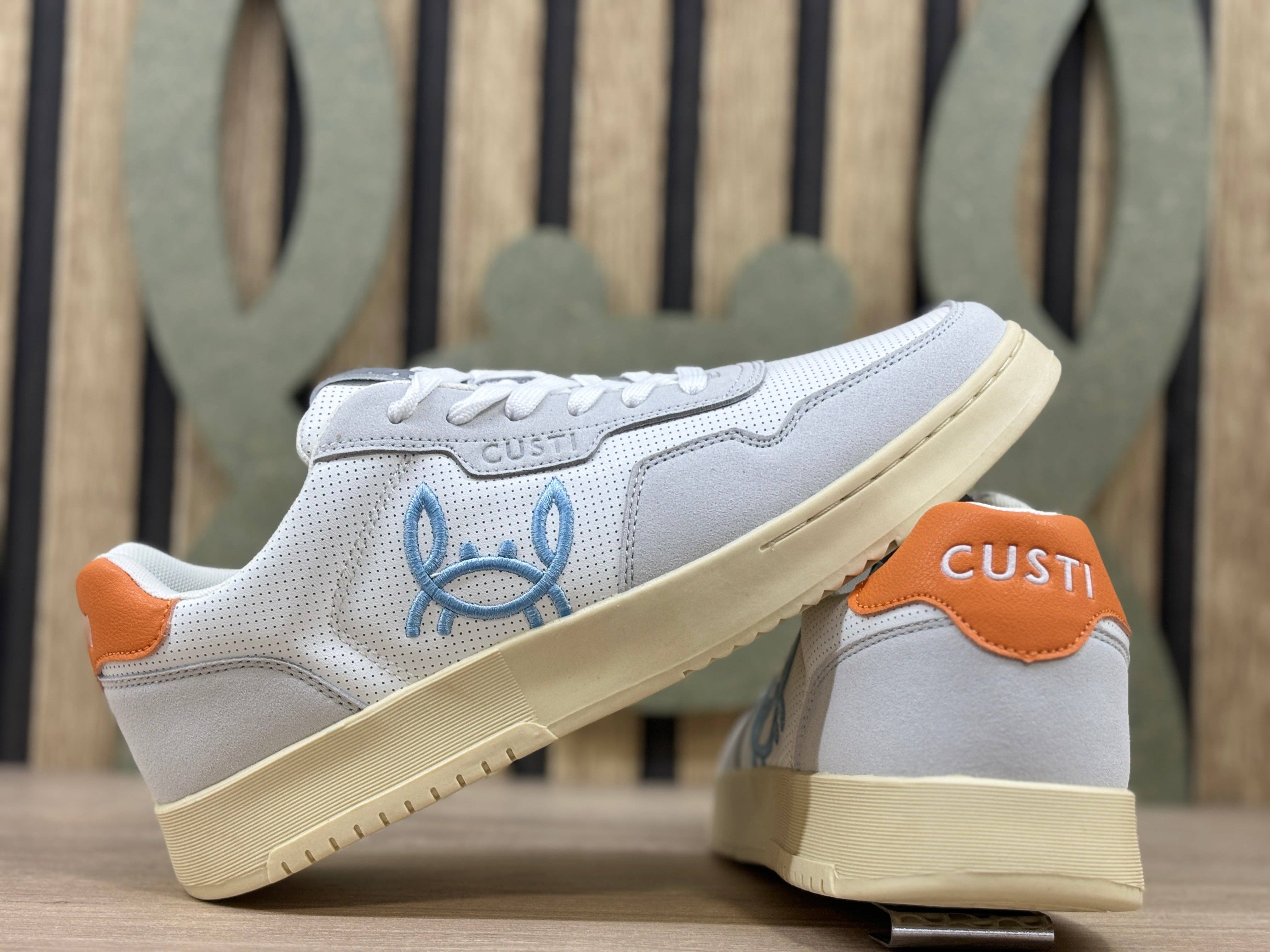 Custi Mikelo: Men's Clothing & Christmas Gifts - Wholesale Lifestyle Sneakers - Unisex - Blue Cangrejito Sneakers7