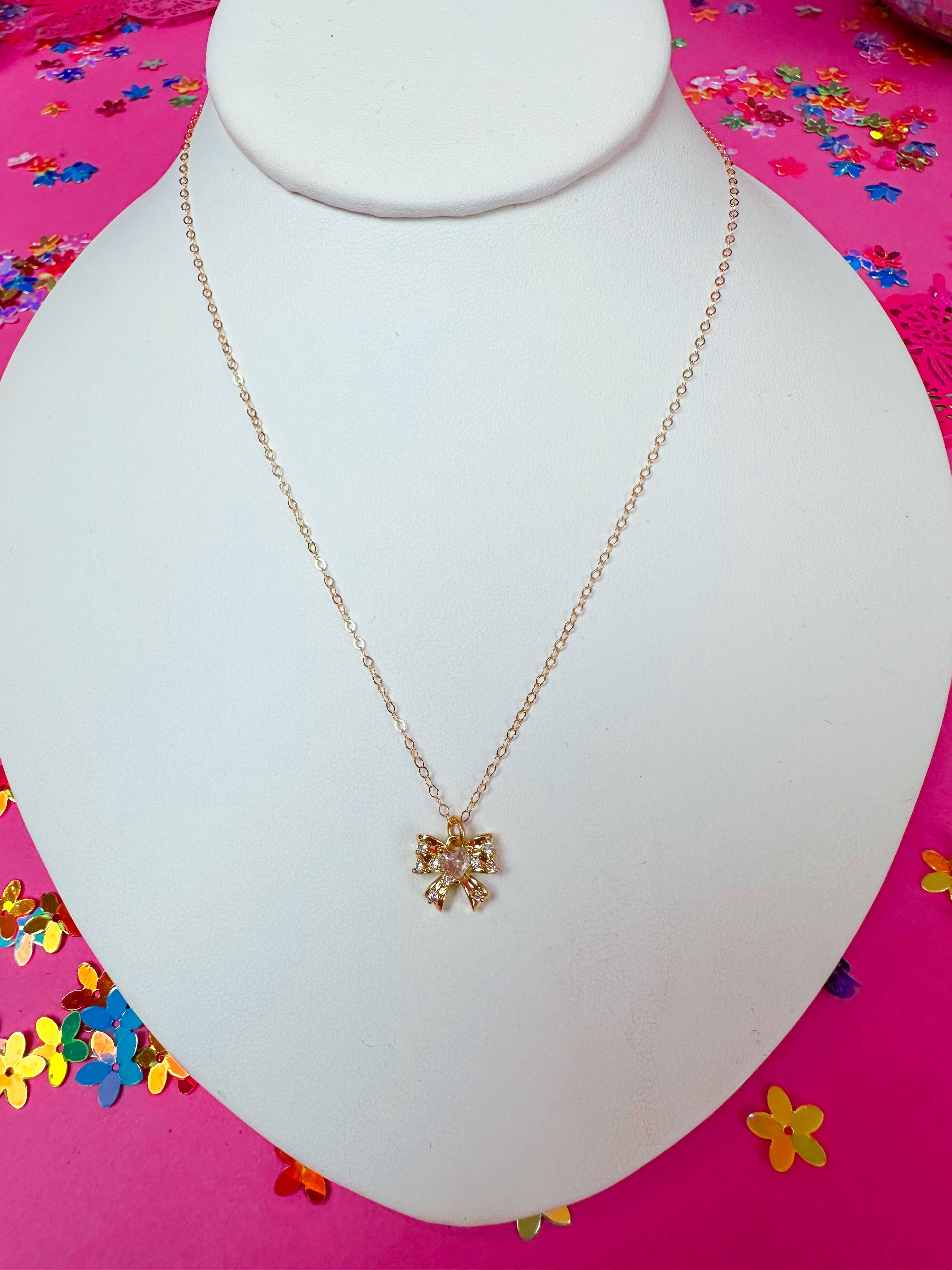 Taylor Shaye Designs - Wholesale Pendant/Charm Necklace - Diana Bow Necklace1