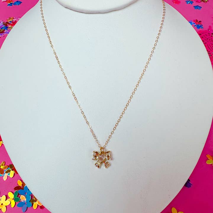 Taylor Shaye Designs - Wholesale Pendant/Charm Necklace - Diana Bow Necklace1