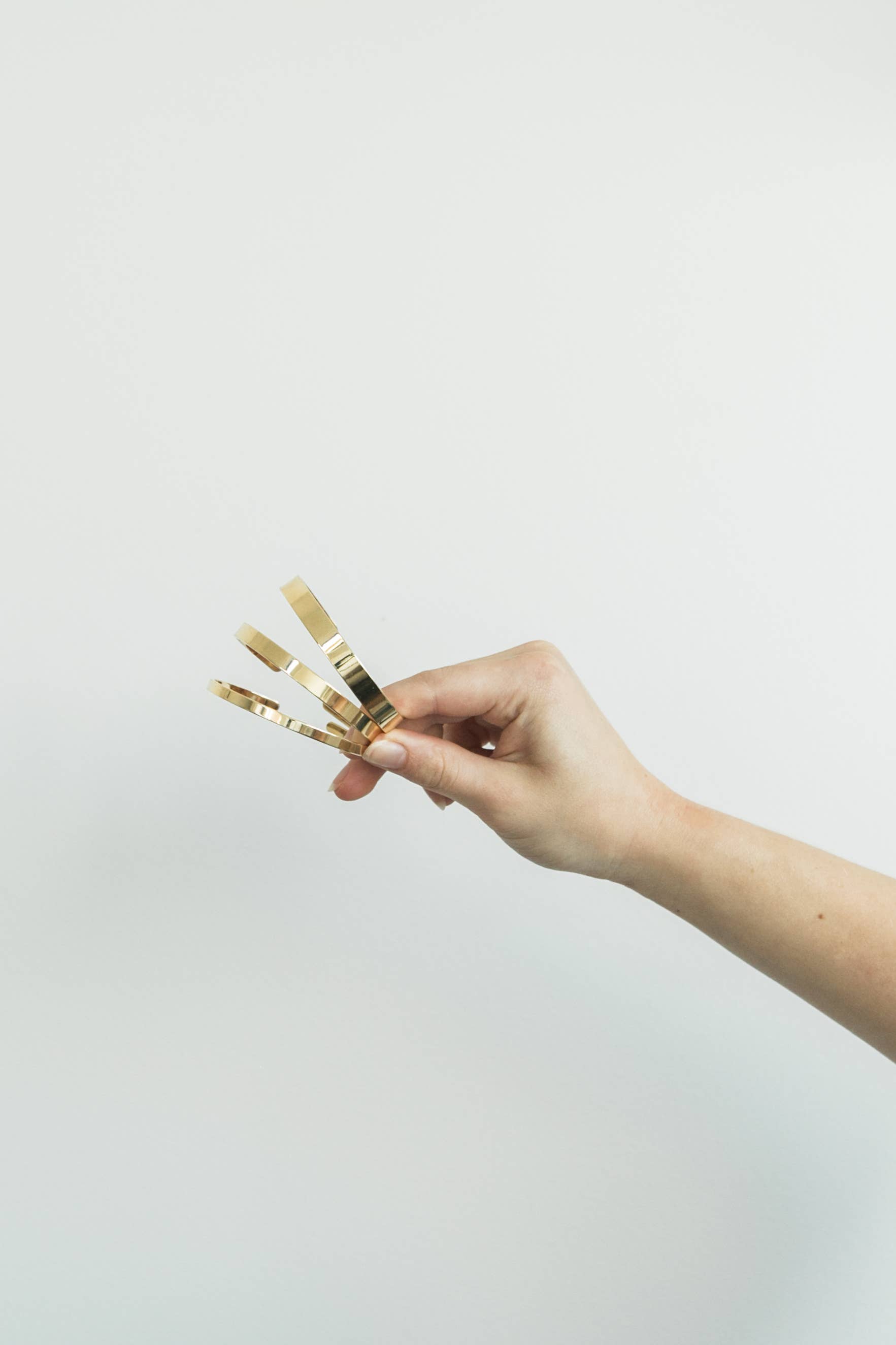 M STREET STUDIO - Wholesale Cuff Bracelet - Gold Band Cuffs1